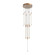 Motif 21-in Brushed Gold LED Multi Pendant (461|MP75121-BG)