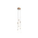 Motif 13-in Brushed Gold LED Multi Pendant (461|MP75213-BG)