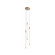 Motif 21-in Brushed Gold LED Multi Pendant (461|MP75221-BG)
