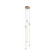 Motif 27-in Brushed Gold LED Multi Pendant (461|MP75227-BG)