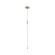 Motif 27-in Brushed Gold Dimmable LED Pendant (461|PD75027-BG)