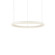 Cumulus Minor 40-in White LED Pendant (461|PD80340-WH)