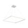 Piazza 36-in White LED Pendant (461|PD88136-WH)