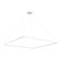 Piazza 72-in White LED Pendant (461|PD88172-WH)