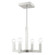 4 Lt Brushed Nickel Chandelier (108|49214-91)