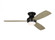 Ikon 52'' Dimmable Integrated LED Indoor Aged Pewter Hugger Ceiling Fan with Light Kit (6|3IKR52AGPD)