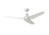 Ruhlmann Smart 52'' Dimmable Indoor/Outdoor Integrated LED Matte White Ceiling Fan (6|3RULSM52RZWD)