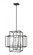 4 Light Chandelier (276|454-22BK-BN)