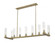 9 Light Linear Chandelier (276|3031-9L-RB)