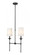 2 Light Linear Chandelier (276|3033-2L-MB)