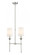 2 Light Linear Chandelier (276|3033-2L-PN)