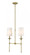 2 Light Linear Chandelier (276|3033-2L-RB)