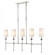 5 Light Linear Chandelier (276|3033-5L-PN)