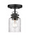 1 Light Flush Mount (276|340F1-MB)