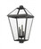 4 Light Outdoor Post Mount Fixture (276|579PHXLXS-BK)