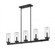 5 Light Outdoor Linear Chandelier (276|589-5L-BK)