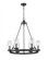 6 Light Outdoor Chandelier (276|589-6BK)