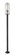 3 Light Outdoor Post Mounted Fixture (276|592PHBR-567P-BK)