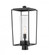 1 Light Outdoor Post Mount Fixture (276|594PHBR-BK)