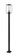 1 Light Outdoor Post Mounted Fixture (276|594PHBS-536P-BK)