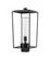 1 Light Outdoor Post Mount Fixture (276|594PHBS-BK)