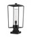 1 Light Outdoor Pier Mounted Fixture (276|594PHBS-SQPM-BK)
