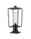 1 Light Outdoor Pier Mounted Fixture (276|594PHMR-533PM-BK)