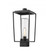 1 Light Outdoor Post Mount Fixture (276|594PHMS-BK)