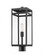 1 Light Outdoor Post Mount Fixture (276|596PHBR-BK)