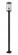 1 Light Outdoor Post Mounted Fixture (276|596PHBS-536P-BK)