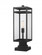1 Light Outdoor Pier Mounted Fixture (276|596PHBS-SQPM-BK)