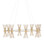 Novatude Gold & Silver Chandelier (92|9000-0842)