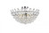 Emilia 20 inch flush mount in chrome (758|1105F20C)