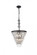 Nordic 5 lights black pendant (758|1219D18BK/RC)