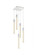 Weston 5 lights pendant in chrome (758|2066D16C)
