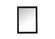 Aqua vanity mirror 24x32 inch in black (758|VM22432BK)