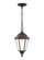 Bakersville traditional 1-light outdoor exterior pendant in antique bronze finish with satin etched (38|60941-71)