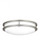 Mahone traditional dimmable indoor medium LED 1-Light flush mount ceiling fixture in a painted brush (38|7650893S-753)