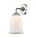 Canton - 1 Light - 6 inch - Black Polished Nickel - Sconce (3442|284-1W-BPN-G181-LED)