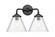 Cone - 2 Light - 16 inch - Oil Rubbed Bronze - Bath Vanity Light (3442|284-2W-OB-G44)