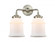 Canton - 2 Light - 14 inch - Brushed Satin Nickel - Bath Vanity Light (3442|284-2W-SN-G181)