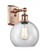 Athens - 1 Light - 8 inch - Antique Copper - Sconce (3442|516-1W-AC-G122-LED)