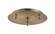 3 Light Round Multi Port Canopy (3442|113-AB)