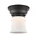 Canton - 1 Light - 6 inch - Matte Black - Flush Mount (3442|623-1F-BK-G181S)
