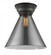 Cone - 1 Light - 12 inch - Matte Black - Flush Mount (3442|623-1F-BK-G43-L)