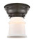Canton - 1 Light - 6 inch - Oil Rubbed Bronze - Flush Mount (3442|623-1F-OB-G181S)