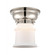 Canton - 1 Light - 6 inch - Polished Nickel - Flush Mount (3442|623-1F-PN-G181S-LED)