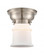 Canton - 1 Light - 6 inch - Brushed Satin Nickel - Flush Mount (3442|623-1F-SN-G181S)