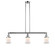 Canton - 3 Light - 39 inch - Polished Chrome - Stem Hung - Adjustable Island Light (3442|213-PC-G181S-LED)