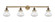 Olean - 4 Light - 43 inch - Brushed Brass - Adjustable Bath Vanity Light (3442|215-BB-G322)